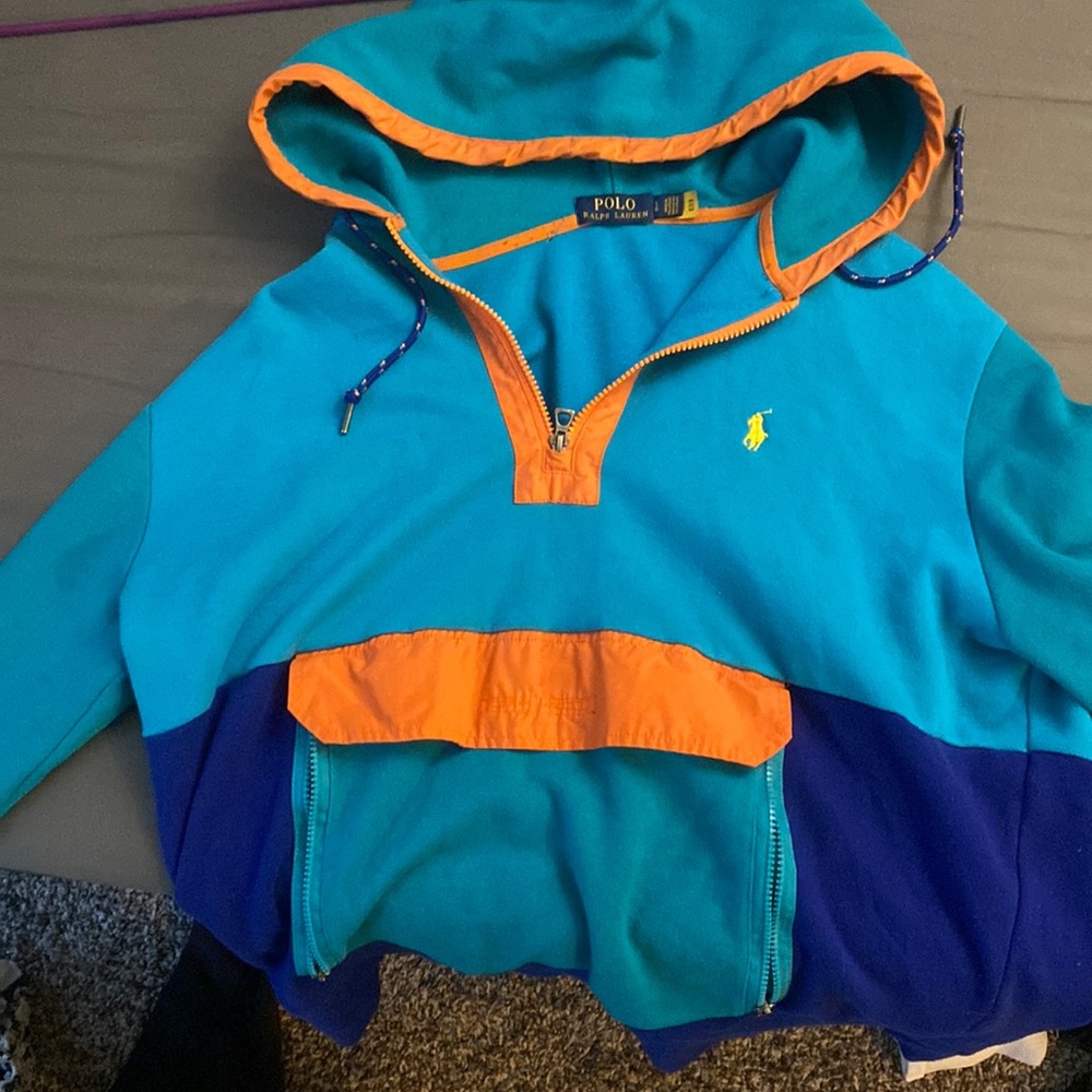 Polo by Ralph Lauren hoodie with Velcro pocket